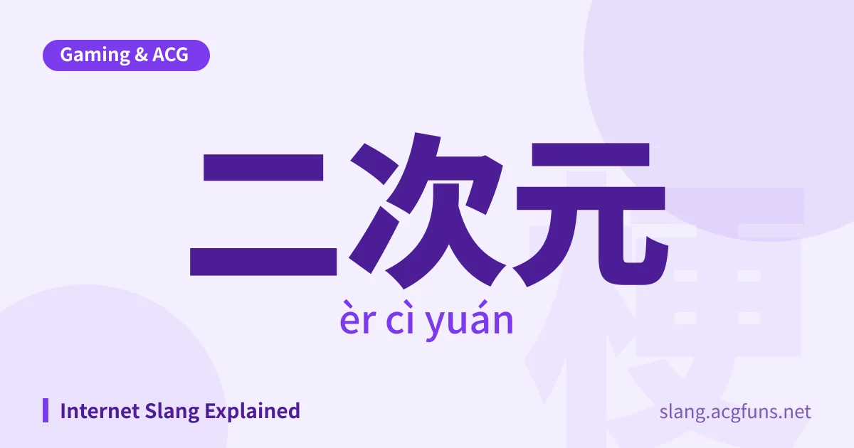 二次元 (èr cì yuán)