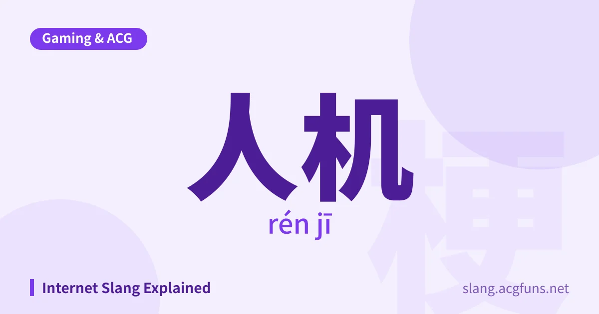 人机 (rén jī)