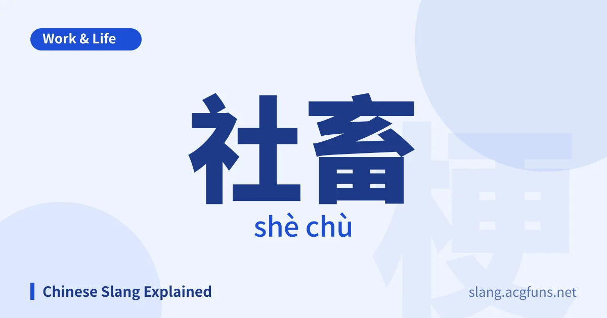 社畜 (shè chù)